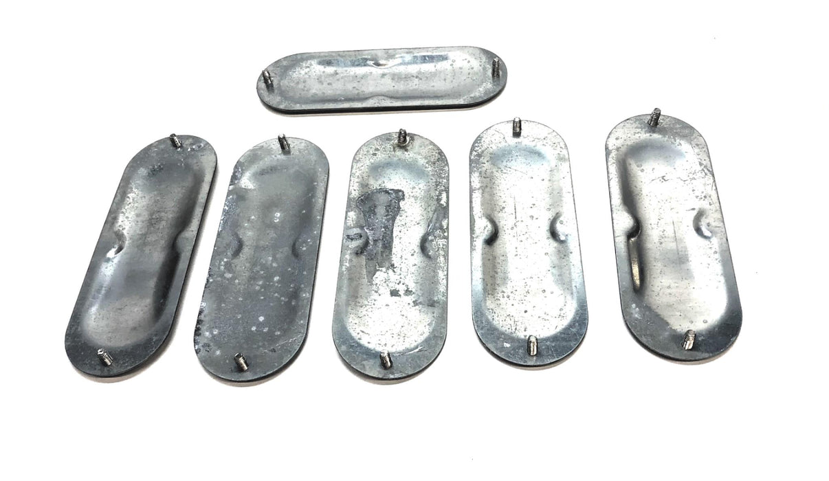 Cooper/Crouse Hinds 1.5" Conduit Body Cover For Form 8 Body 580 [Lot of 6] USED