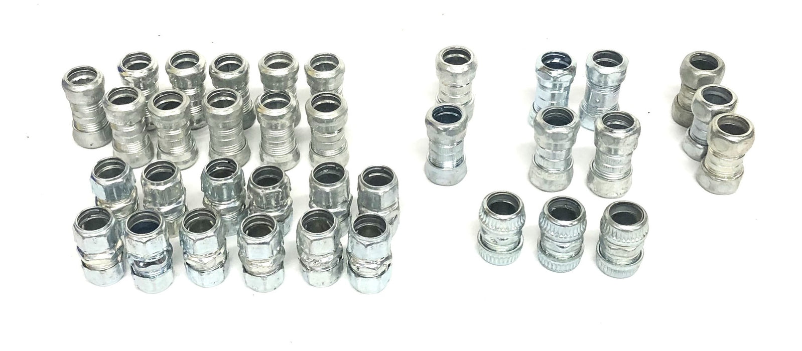 Unbranded Compression Type Couplings 1/2 Inch [Lot of 35] NOS