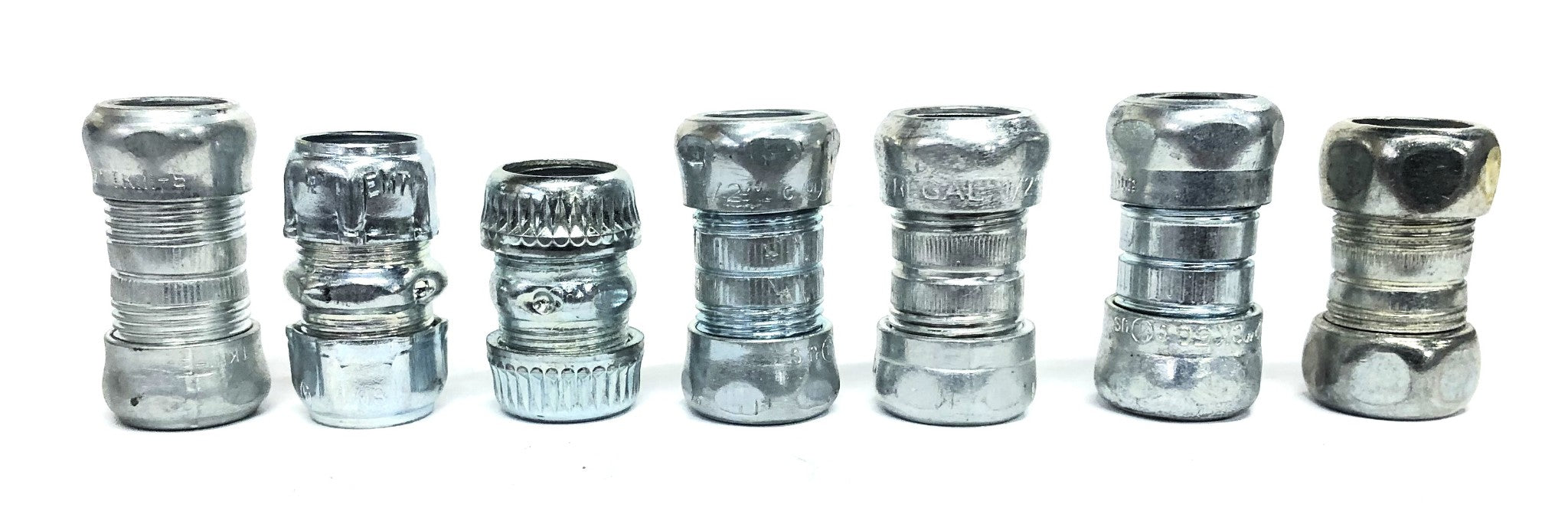 Unbranded Compression Type Couplings 1/2 Inch [Lot of 35] NOS