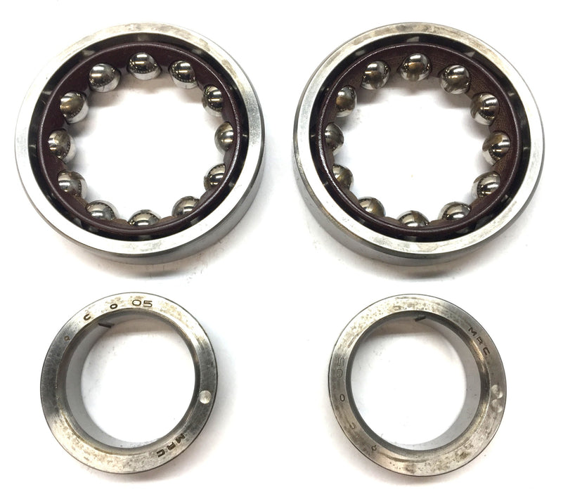MRC Angular Contact Roller Ball Bearing Set (2pcs) XLO57-57 (05) (No Box) NOS