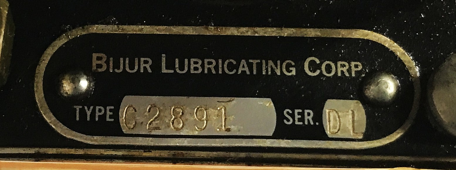 Bijur Automatic Lubricator Pump C2891 USED