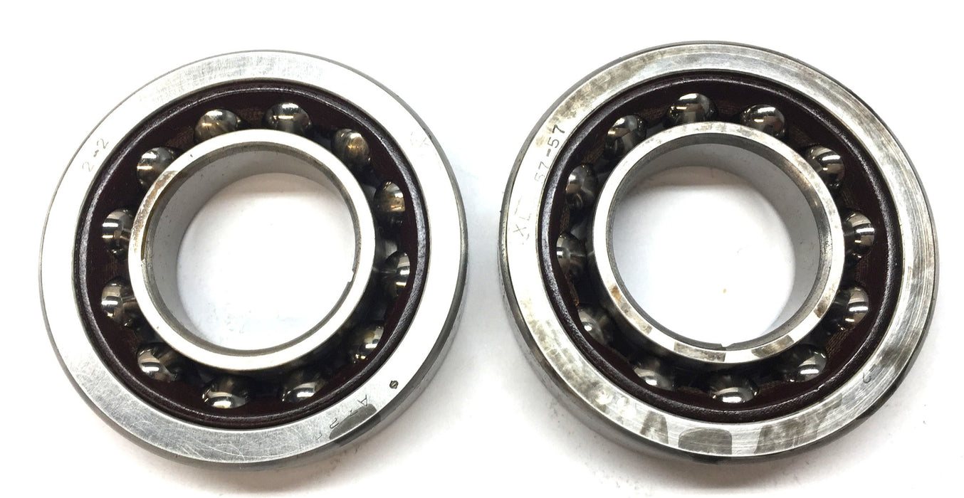 MRC Angular Contact Roller Ball Bearing Set (2pcs) XLO57-57 (05) (No Box) NOS