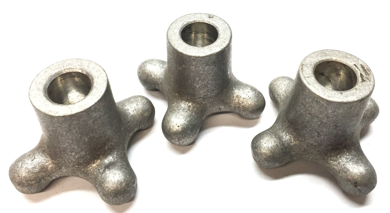 Jergens 4-Point Cast Aluminum Knob HK2250 [Lot of 3] NOS