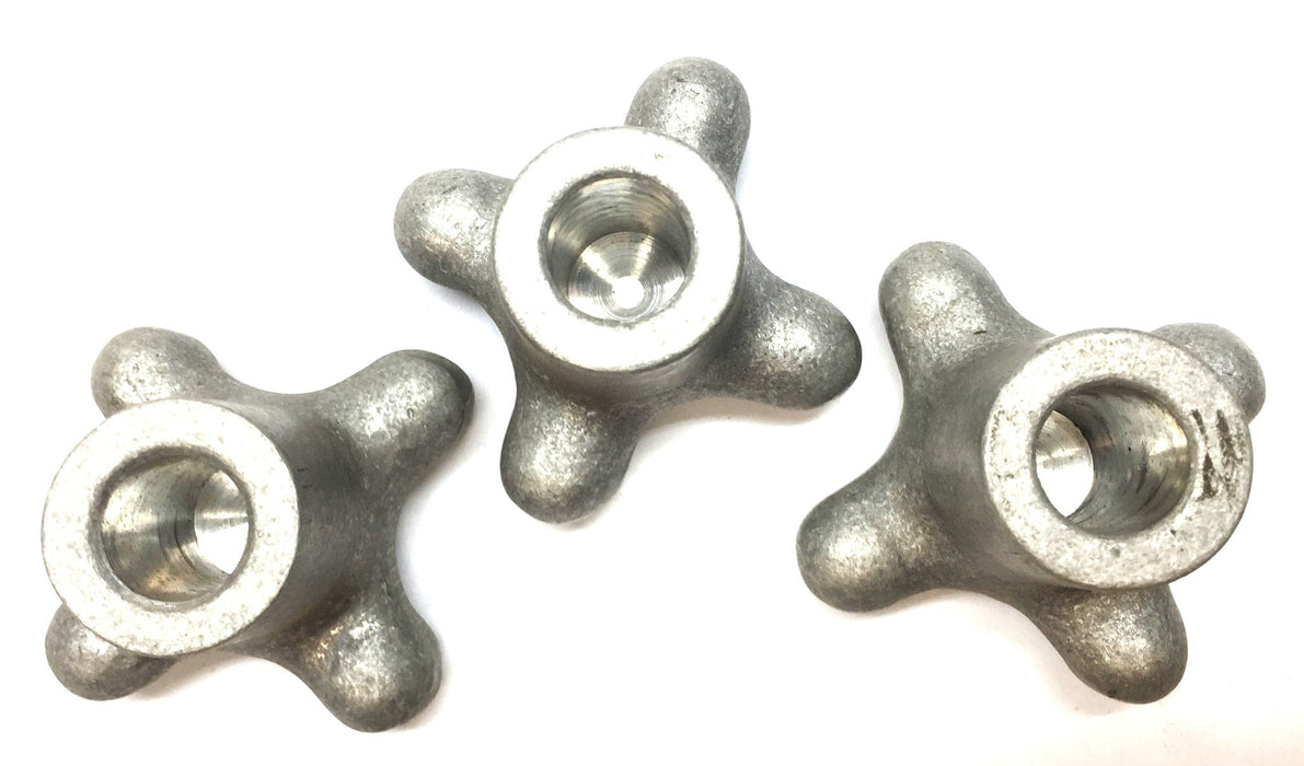 Jergens 4-Point Cast Aluminum Knob HK2250 [Lot of 3] NOS