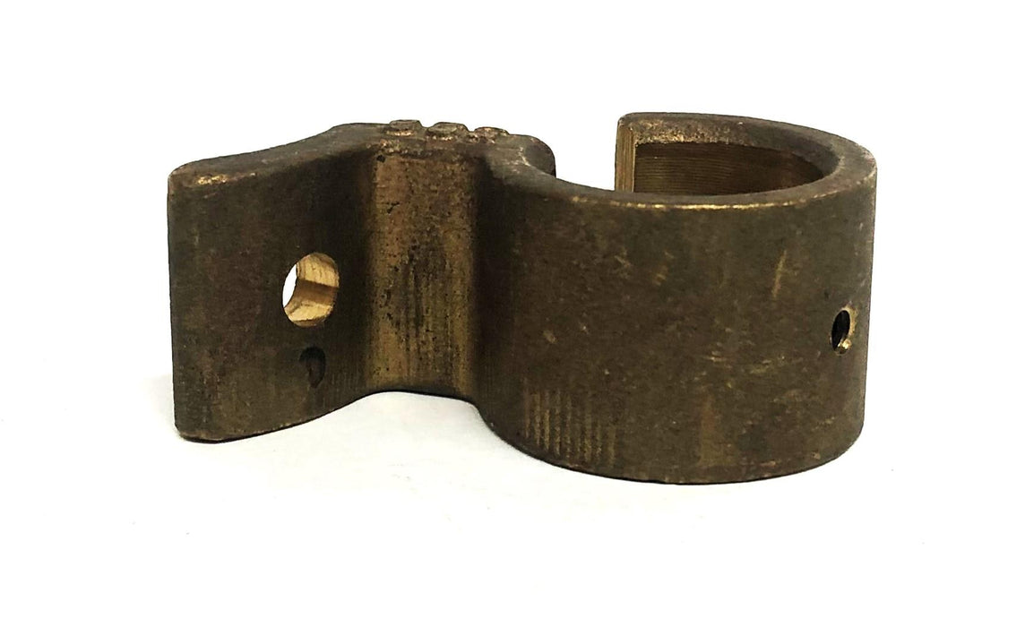 Unbranded Brass Tube Bracket 1X2.09 Inch [Lot of 4] NOS