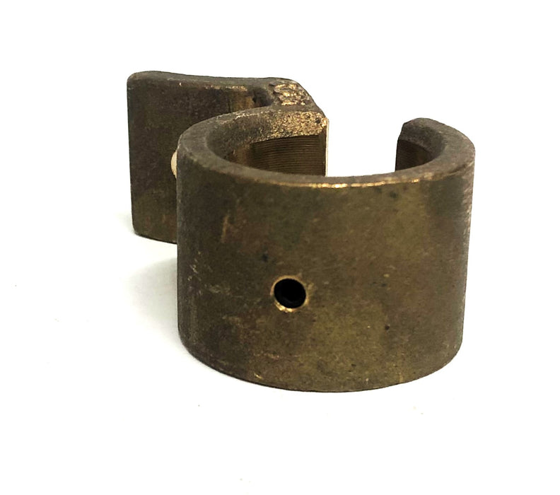 Unbranded Brass Tube Bracket 1X2.09 Inch [Lot of 4] NOS