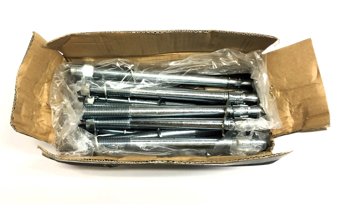 Brighton Best Box of (12) 3/4"-10 x 12" Zinc Plated Wedge Anchor 279340 NOS