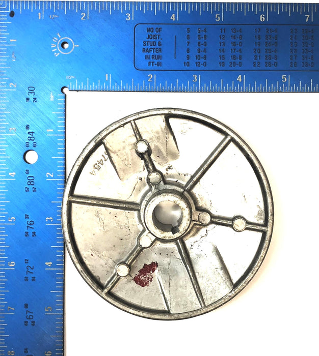Unbranded Aluminum 5/8" Bore Stationary Drive Vari Disc W/ Keyway 67354 NOS