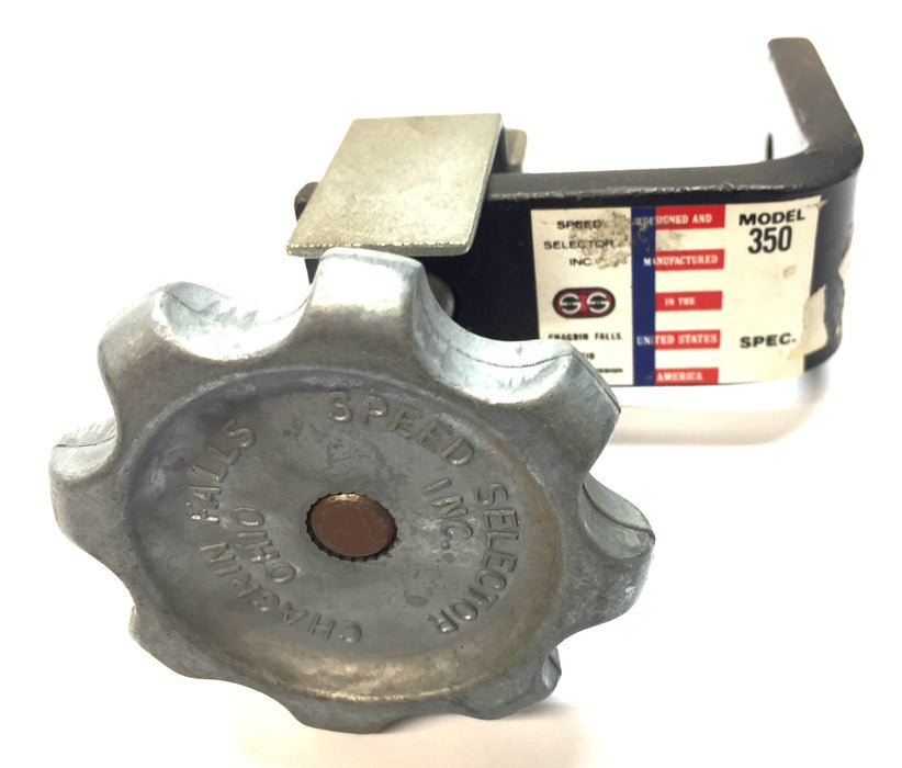 Speed Selector,Inc. Knob and Bracket Assembly Model 350 NOS