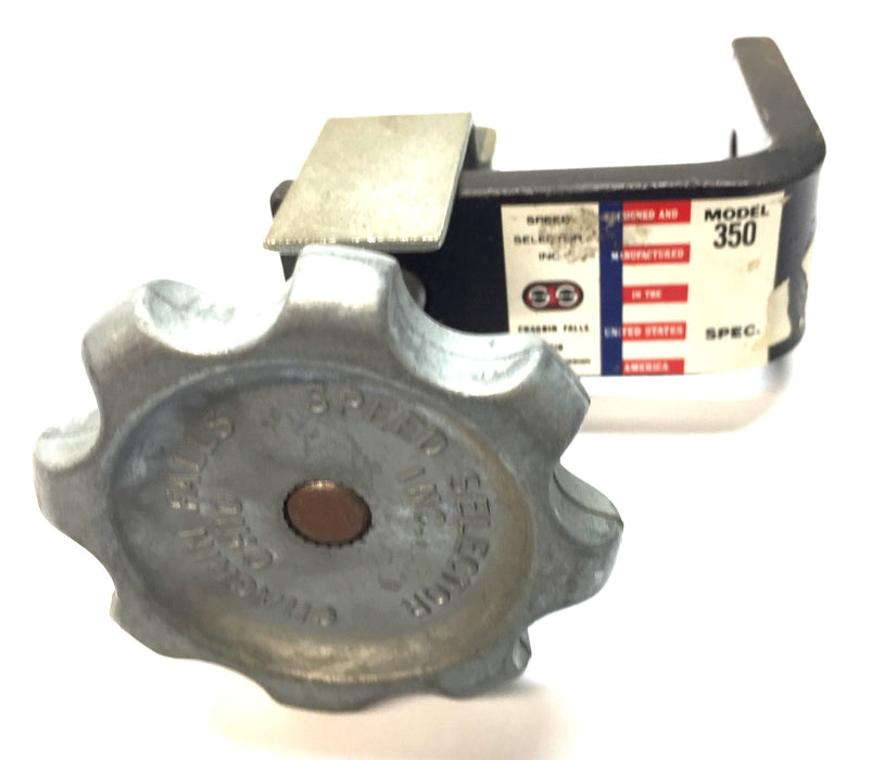Speed Selector,Inc. Knob and Bracket Assembly Model 350 NOS