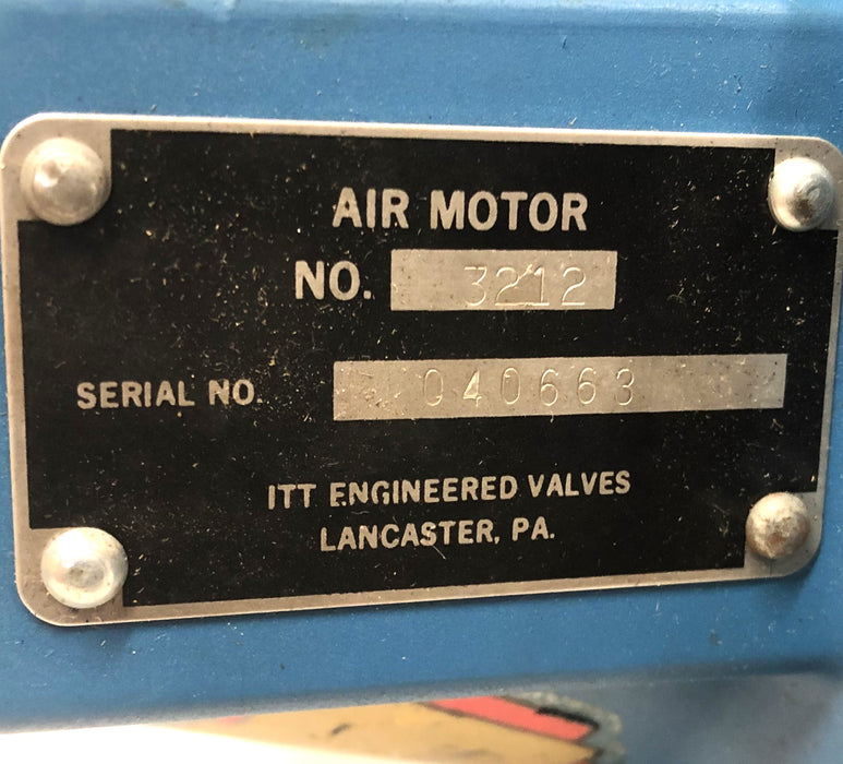 ITT Grinnell Corp BMB571M Air Motor 3212 (2474-3212-2V) NOS