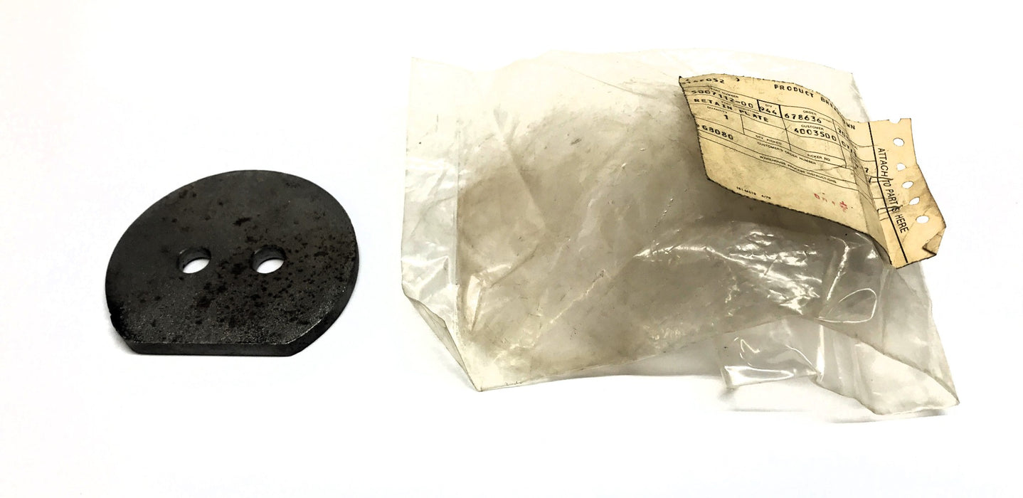 Unbranded Retain Plate For Yale Forklift 5007112-00 NOS