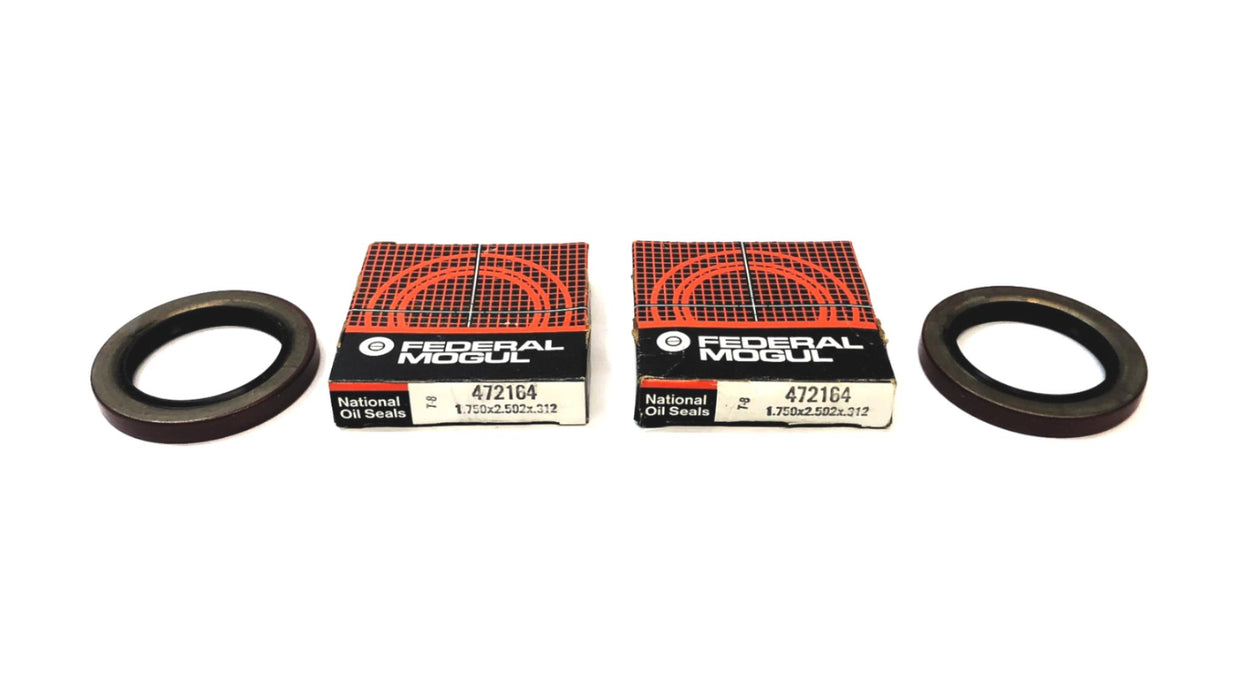 National 1.750" x 2.502" x 0.312" Oil Seal 472164 [Lot of 2] NOS
