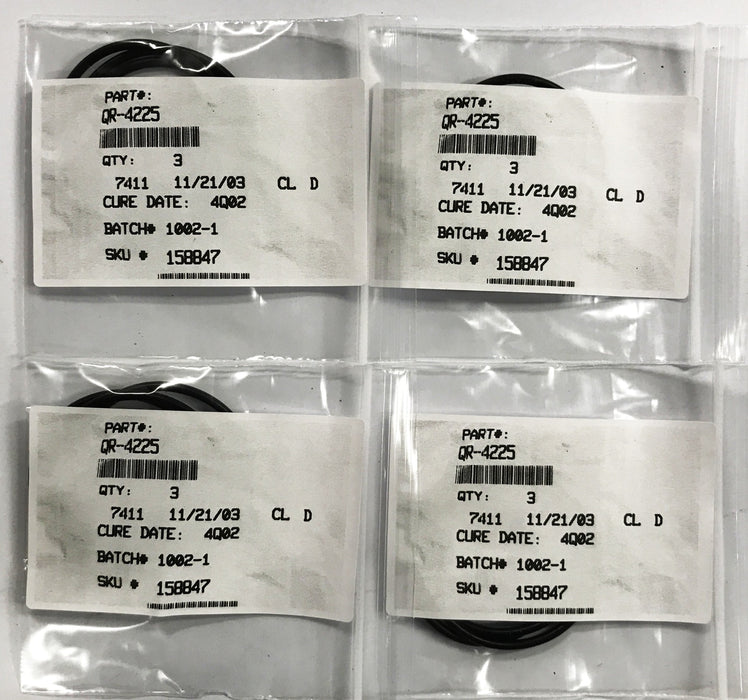 Minnesota Rubber Buna-N Quad Rings QR-4225 [Lot of 12] NOS