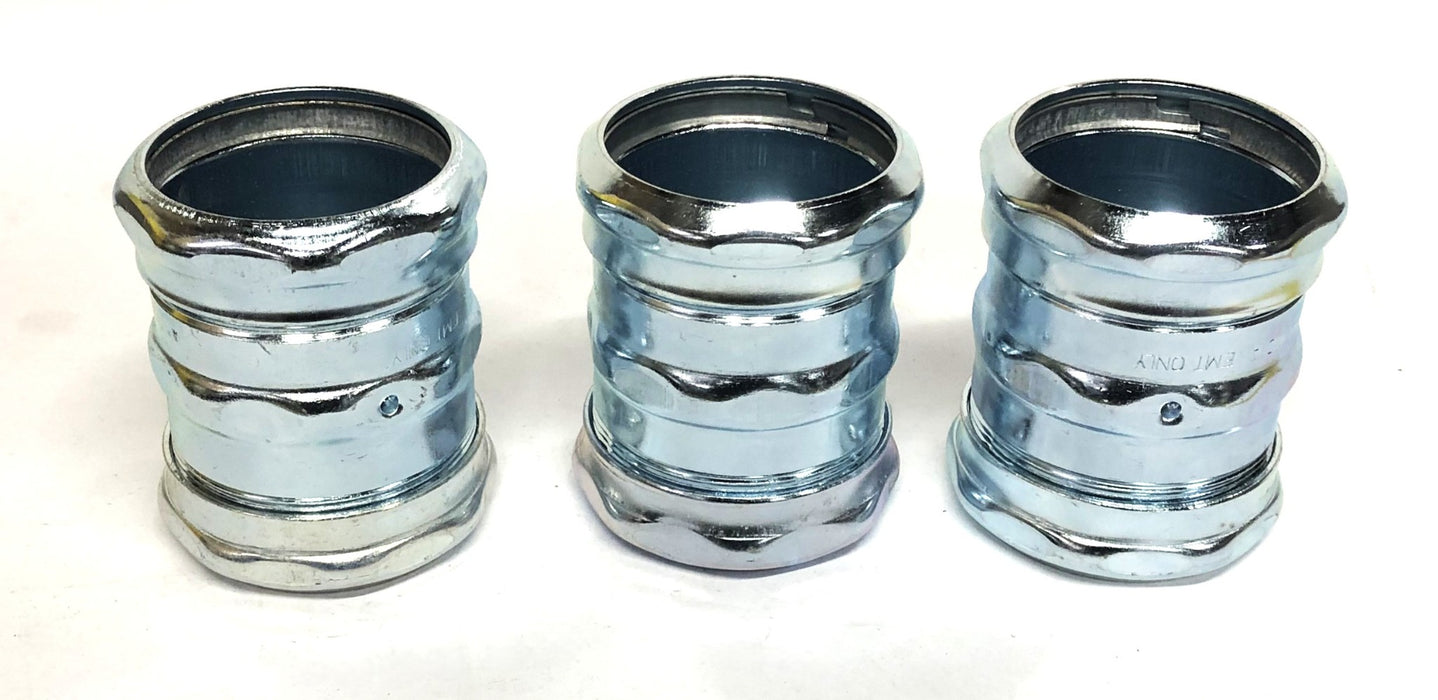 Thomas & Betts EMT Only Compression Type Coupling 2-1/2 Inch [Lot of 3] NOS