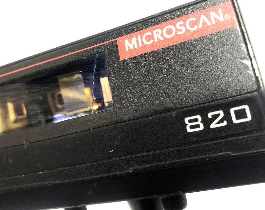 Microscan 10-28VDC 3 WATTS MAX MS-820 Barcode Scanner FIS-0820-0003 USED