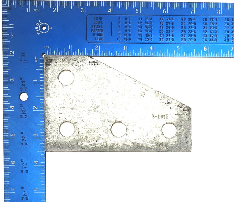 Cooper B-Line Four Hole Corner Gusset Plate B142HDG NOS
