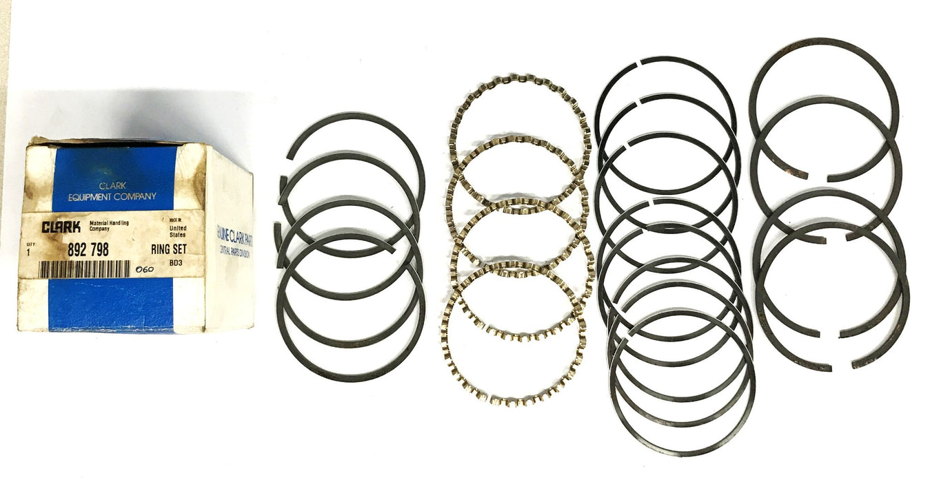 Clark Forklift .060 Ring Set 892-798 NOS