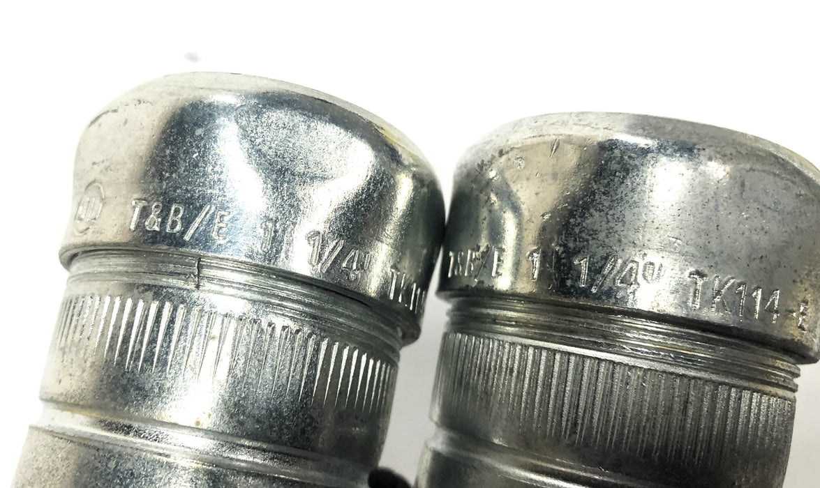 Thomas & Betts 1-1/4 Inch Compression Type Coupling TK114-E [Lot of 2] NOS