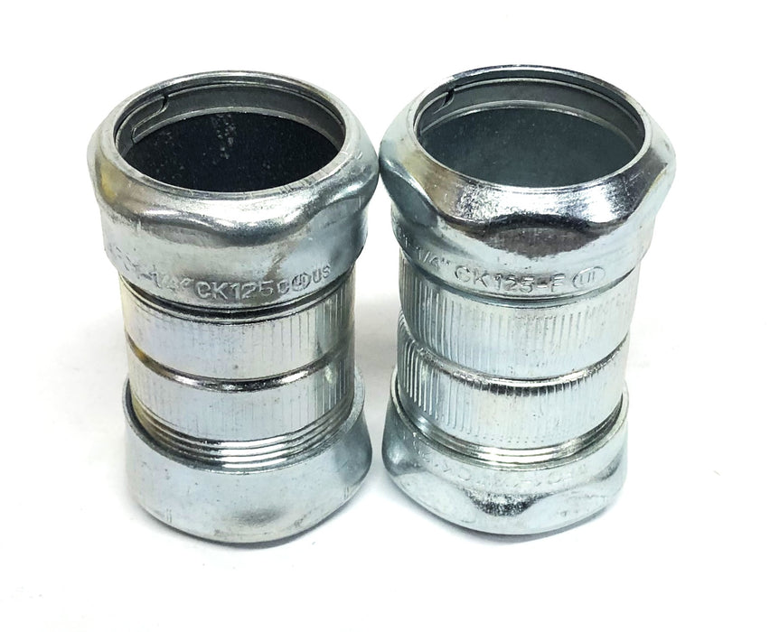 AFC 1-1/4 Inch Compression Type Coupling CK125/CK125-F [Lot of 2] NOS