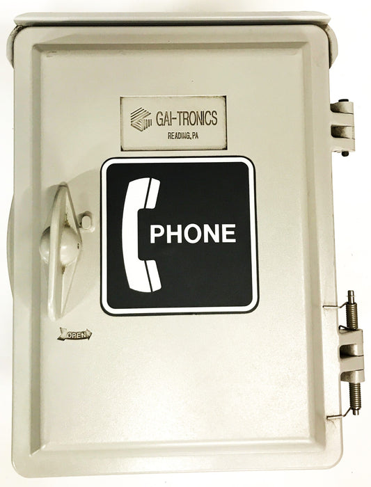 GAI-TRONICS 255 Series Outdoor Waterproof Telephone Enclosure 255SK-20138600 NOS