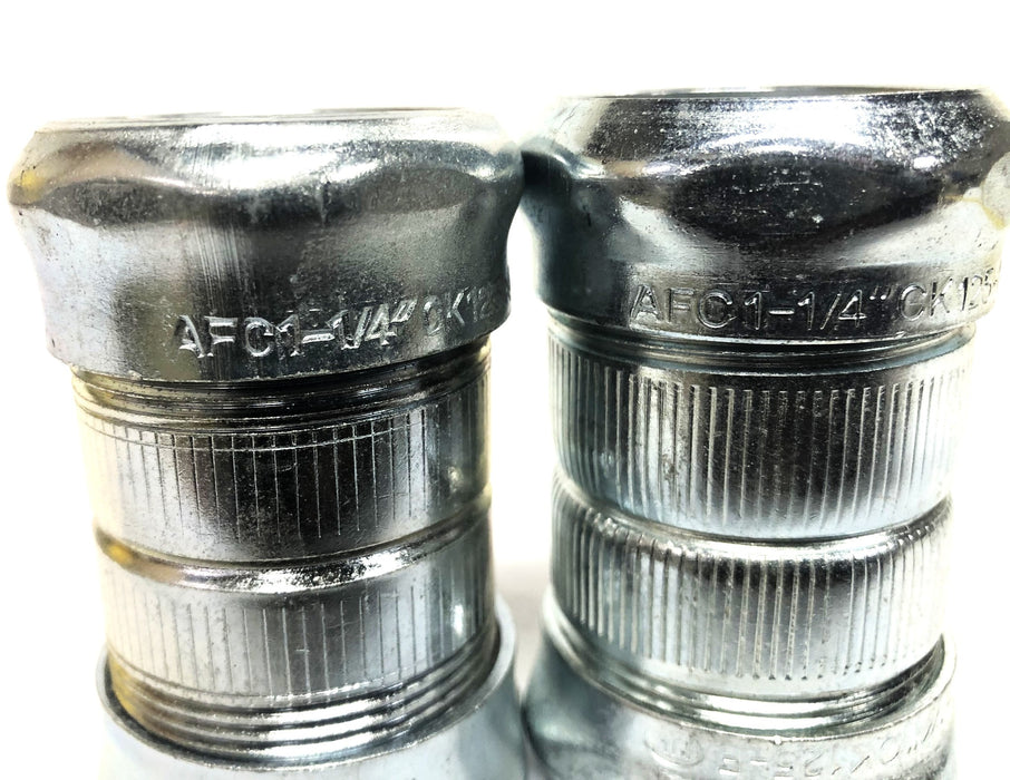 AFC 1-1/4 Inch Compression Type Coupling CK125/CK125-F [Lot of 2] NOS