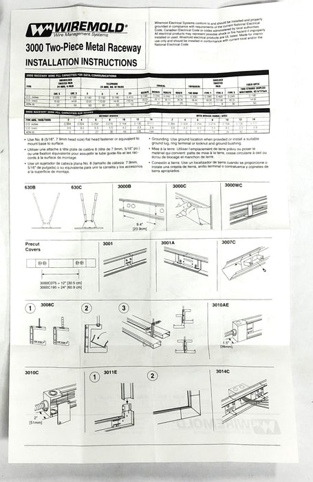 Wiremold Legrand 3000 Series Raceway Device Bracket G3007C [Lot of 15] NOS