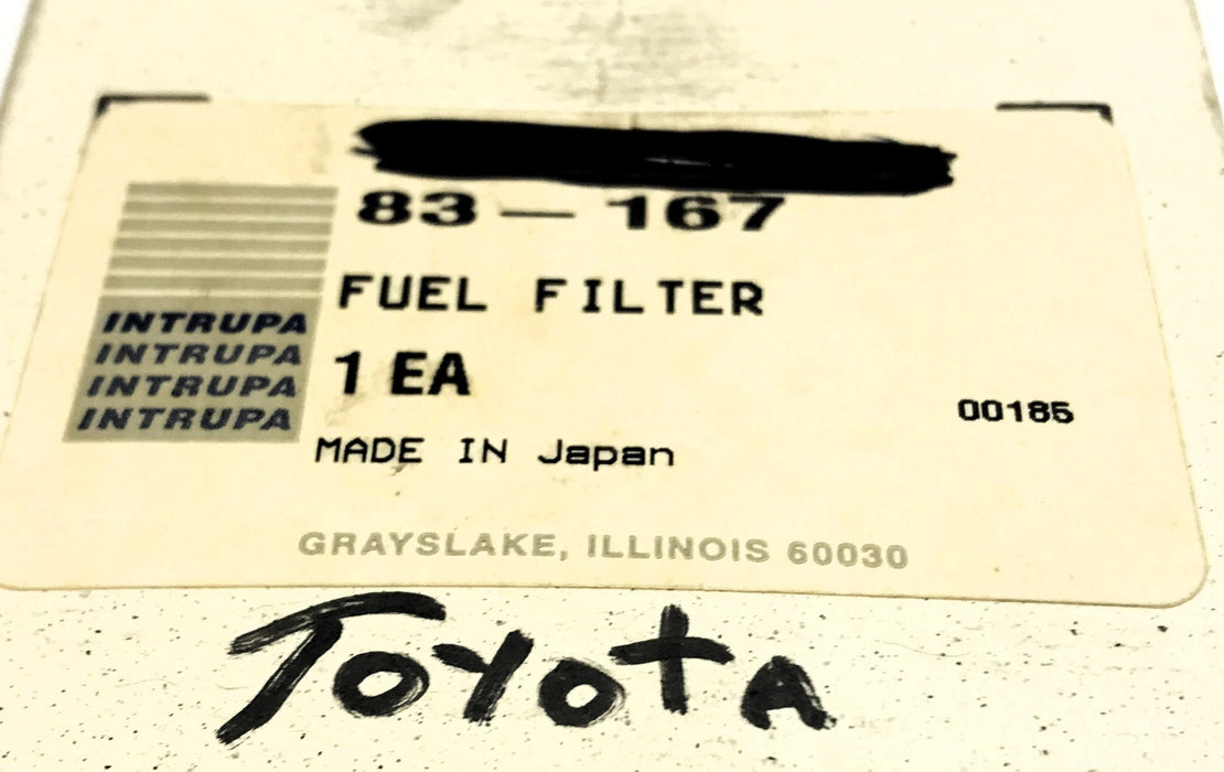 Intrupa Fuel Filter 83-167 NOS