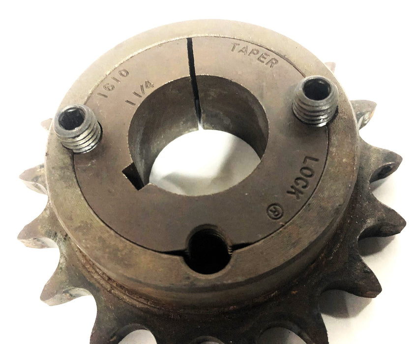 Martin 1610X1-1/4 Tapered Bushed Roller Chain Sprocket 50BTB18 NOS