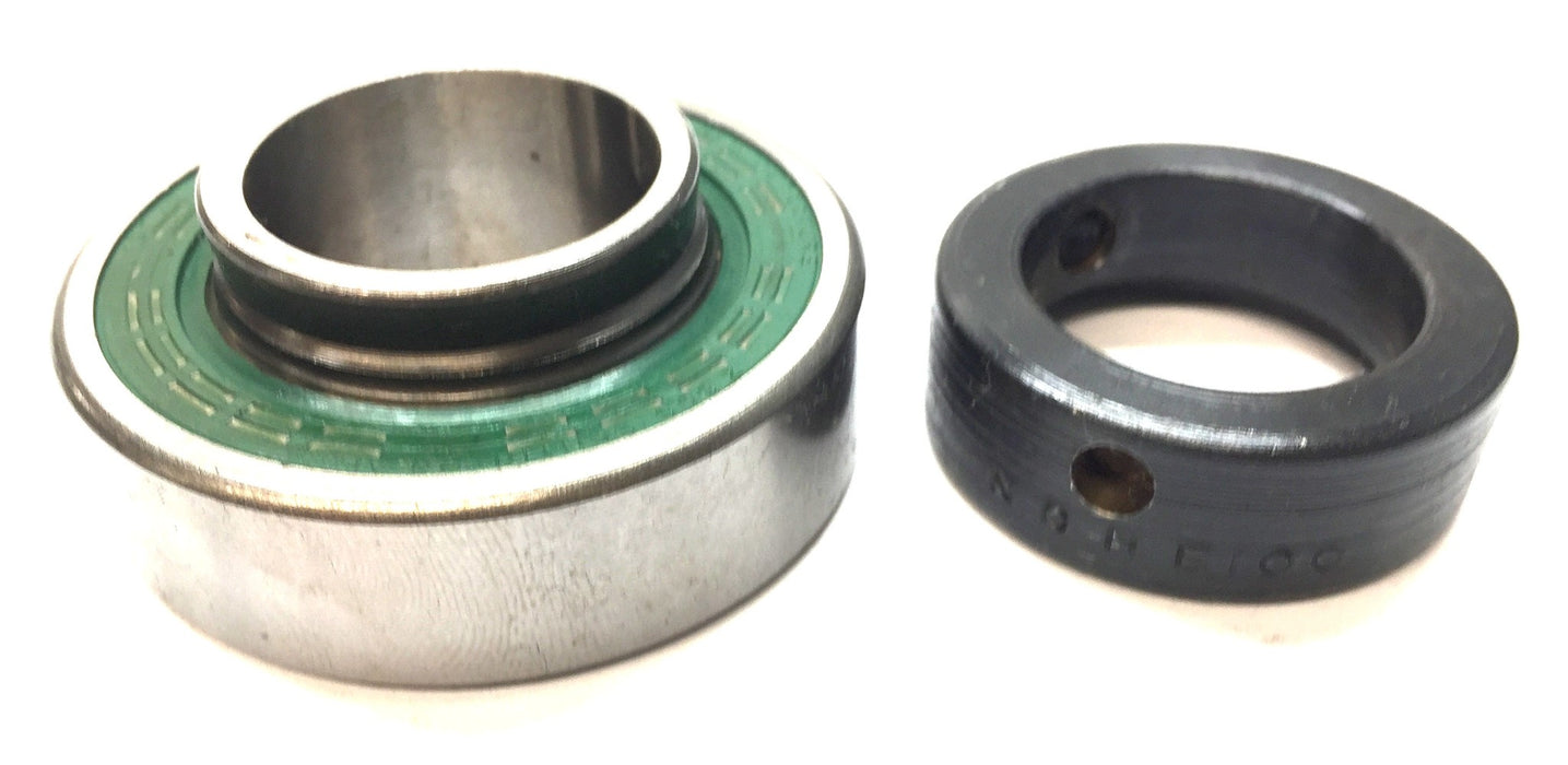 New Departure Insert Ball Bearing w/Collar (No Box) (100) ZA100C NOS