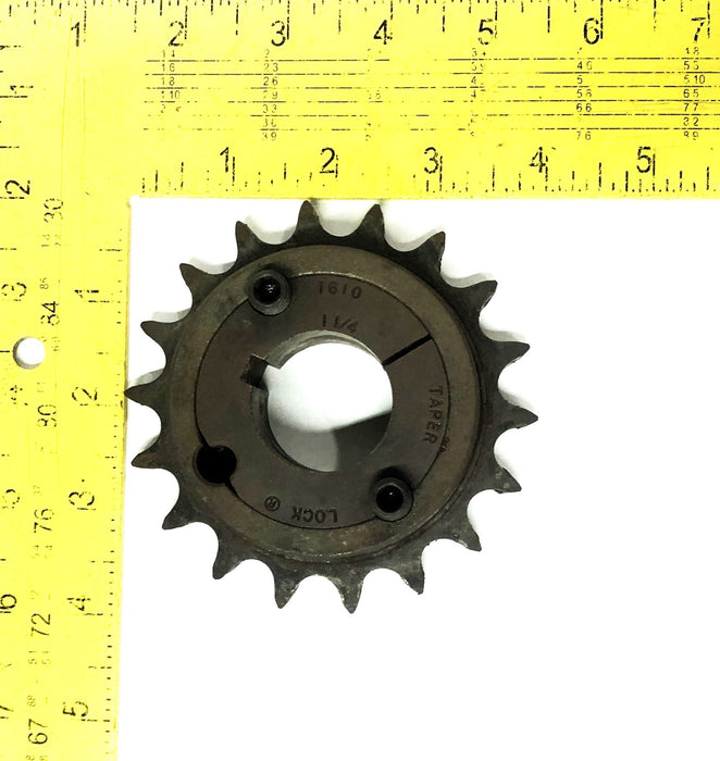 Martin 1610X1-1/4 Tapered Bushed Roller Chain Sprocket 50BTB18 NOS