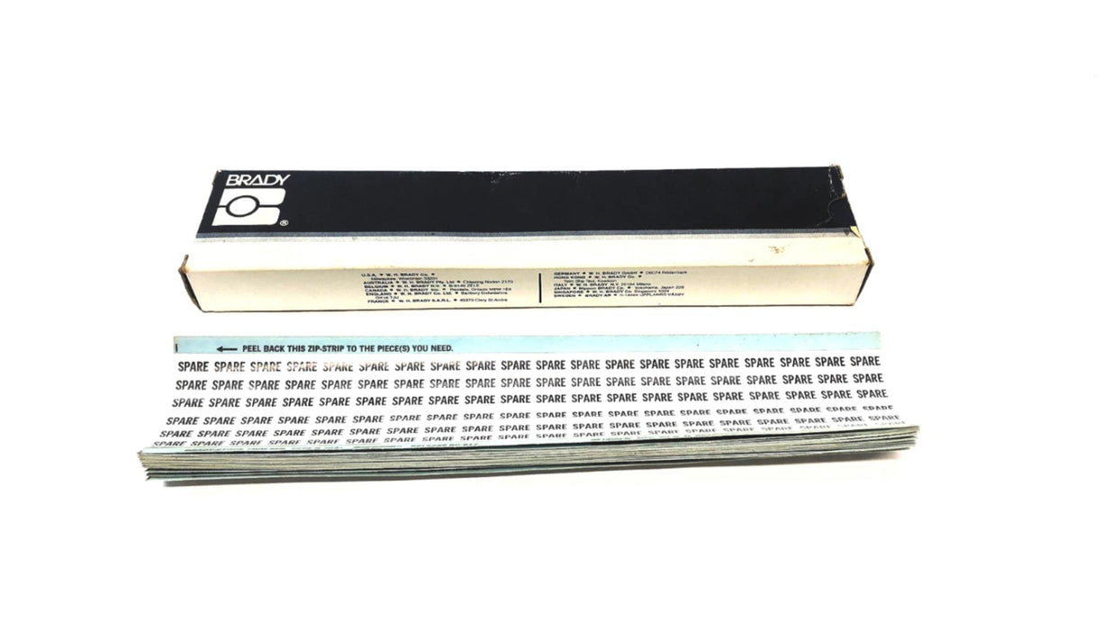 Brady Box of (16) B-500 SPARE Wire Marker Label Cards TWM-SPR NOS