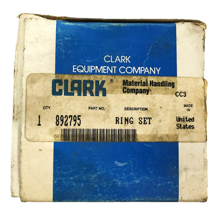 Clark Forklift .020 Ring Set 892-795 NOS