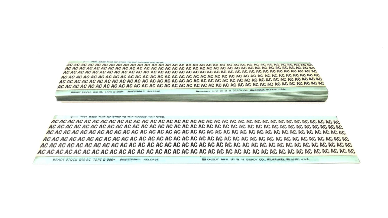 Brady Box of (14) B-500 AC Wire Marker Label Cards WM-AC NOS
