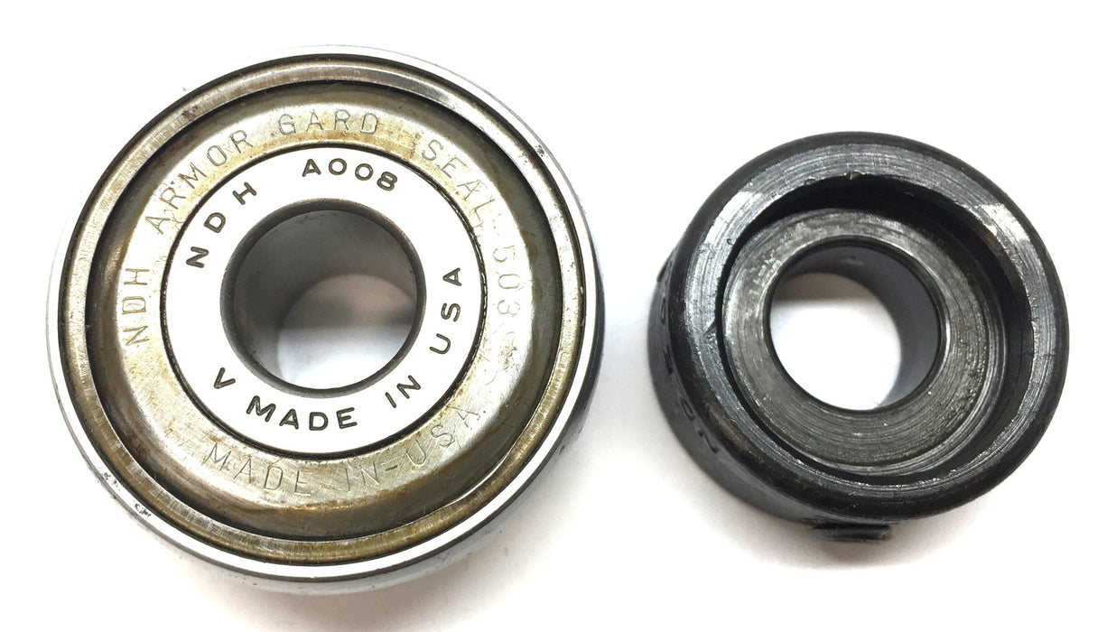 NDH Insert Ball Bearing with Collar A008 (E008) NOS