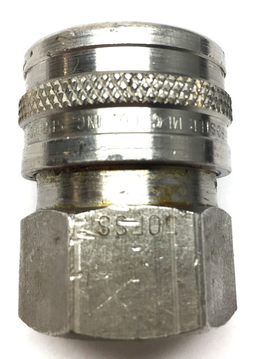 Foster Manufacturing 3/4" Female NPT Straight Quick Coupler 50FSS USED