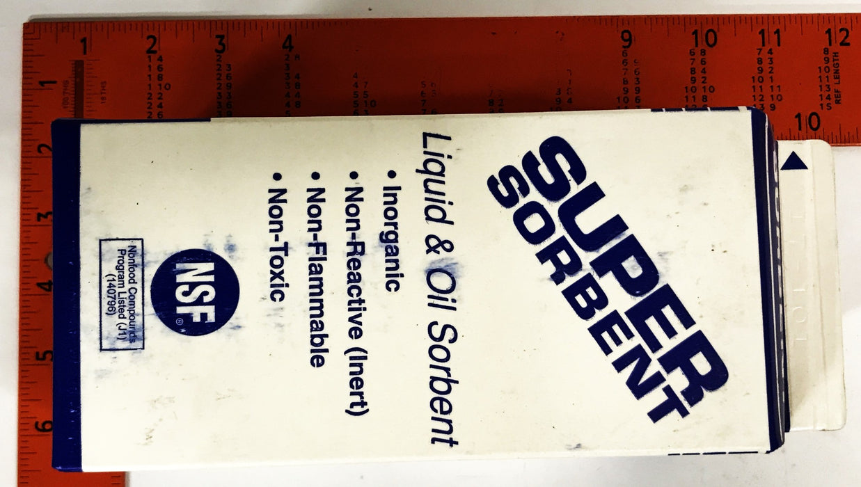 NSF Super Sorbent Liquid and Oil Absorbent and Traction Agent [Lot of 5] NOS