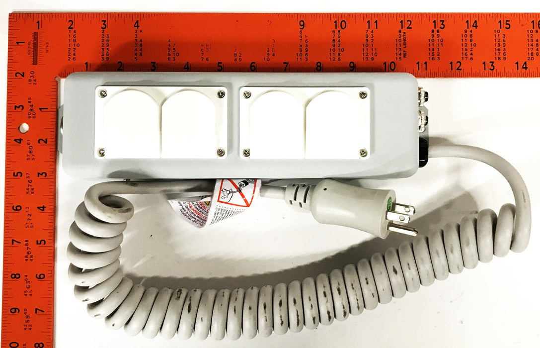 Ergotron Medical Grade 4-Outlet Power Strip 97-466 NOS