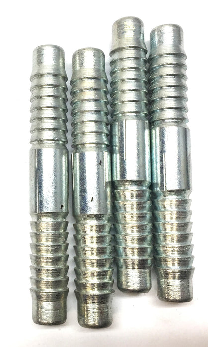 Unbranded 3.77" x .50" Barbed Hose Connector [Lot of 4] NOS