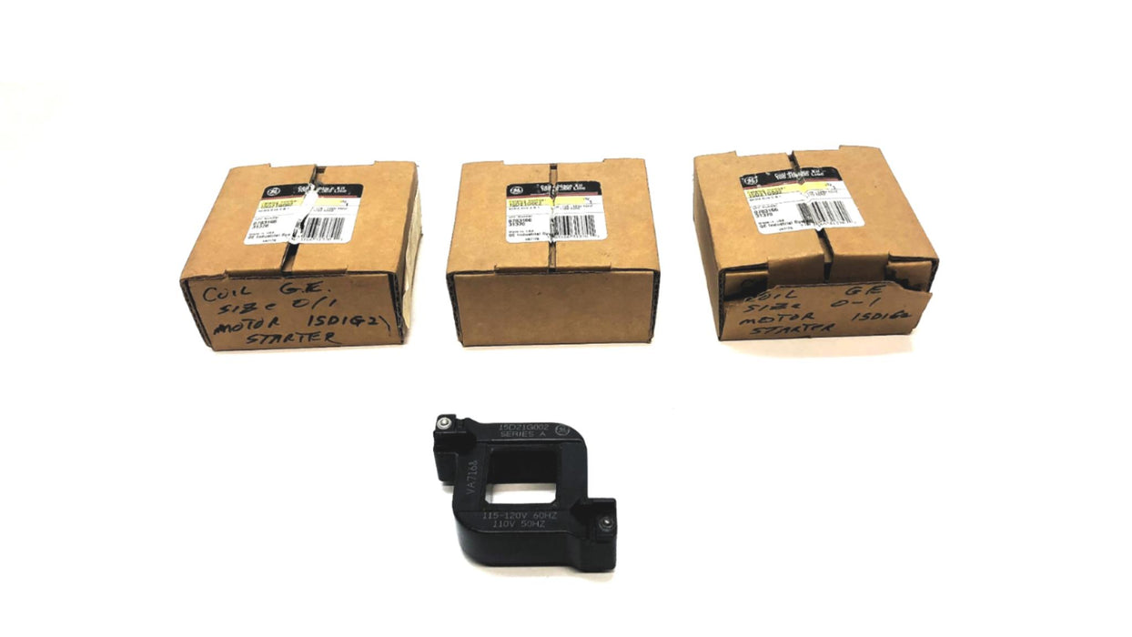 General Electric Magnetic Starter Coil 15D21G002 [Lot of 3] NOS