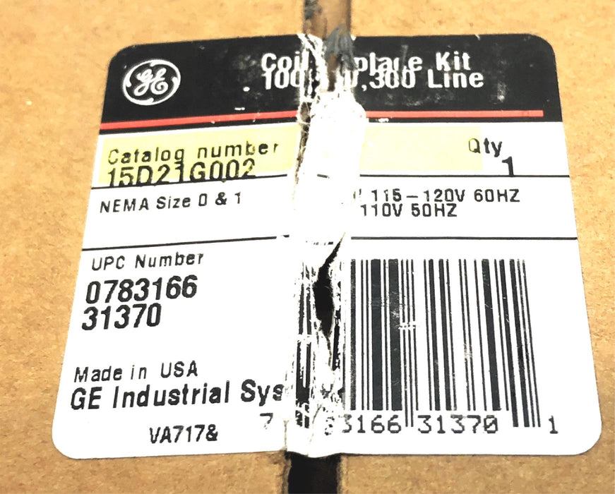 General Electric Magnetic Starter Coil 15D21G002 [Lot of 3] NOS