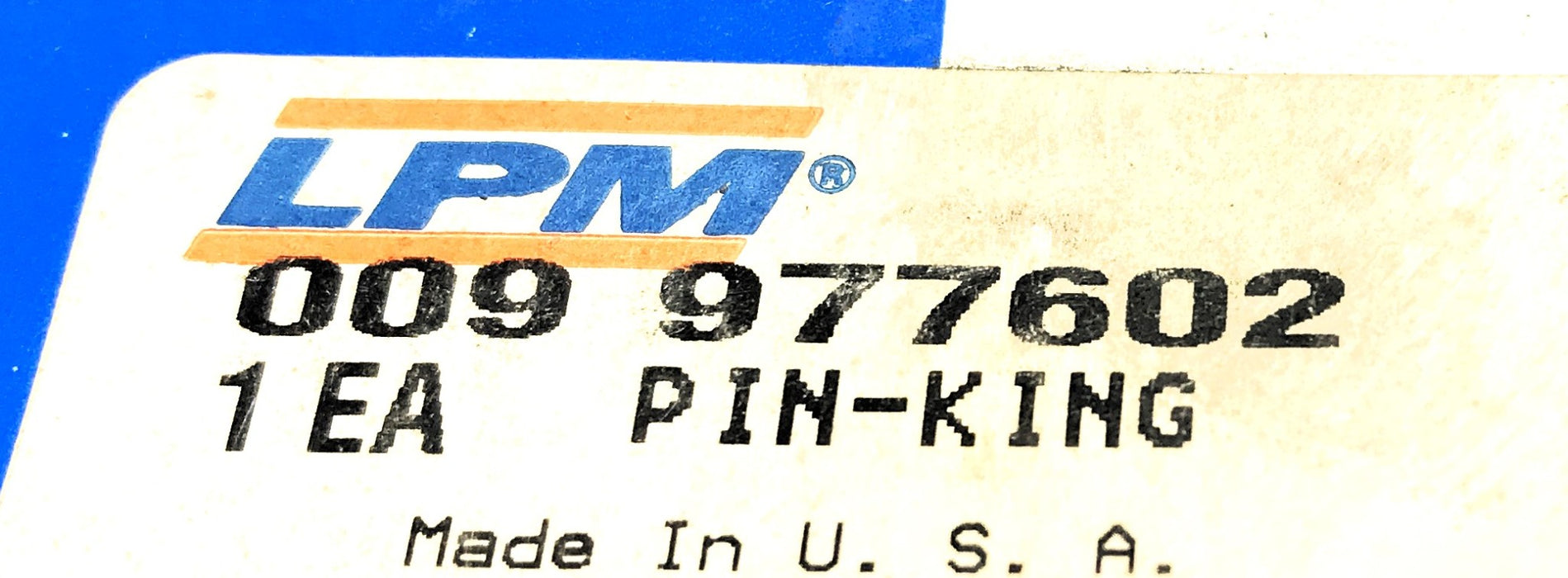LPM King Pin 977602 NOS