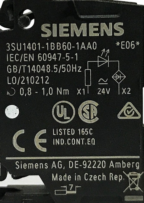Siemens LED Module 3SU1401-1BB60-1AA0 [Lot of 3] NOS