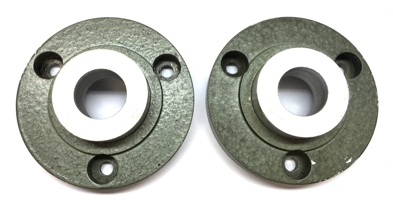 Unbranded 3-1/2" 3-Hole Aluminum Flange Mount [Lot of 2] NOS
