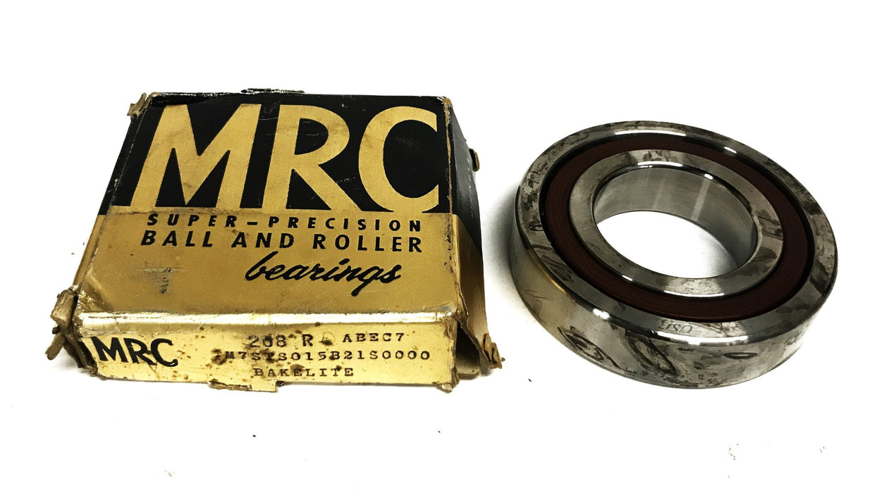 MRC Angular Contact Ball Bearing 208R-ABEC7 NOS