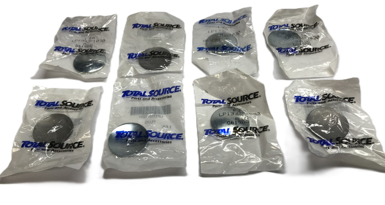 Total Source 1-1/2" Plug LP1332-1030 [Lot of 8] NOS