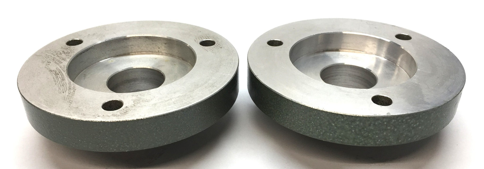 Unbranded 3-1/2" 3-Hole Aluminum Flange Mount [Lot of 2] NOS