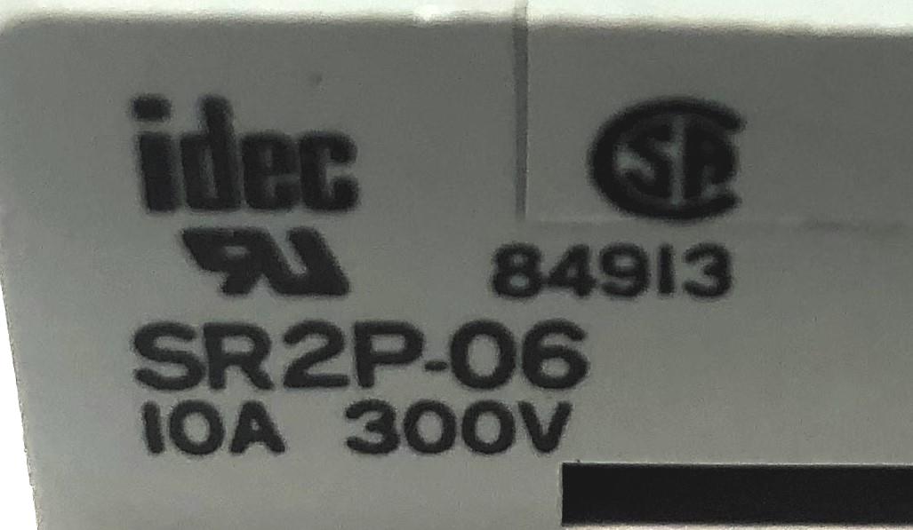 IDEC 8 Pin 10A 300V Relay Socket SR2P-06 [Lot of 3] NOS