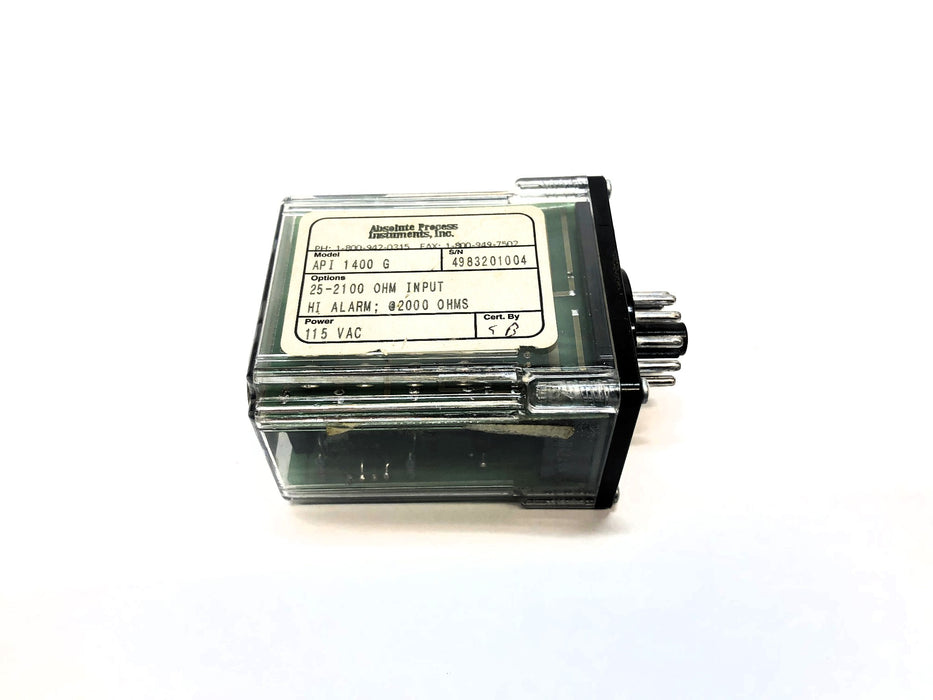 API 1515 VAC HI Input Alarm Relay API 1400 G NOS