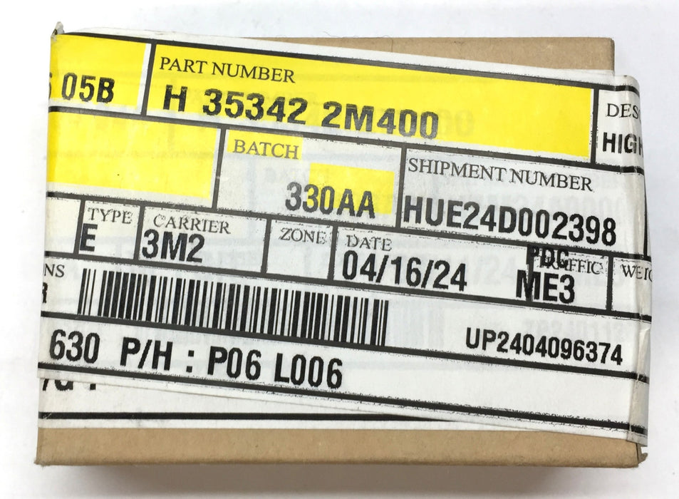 Hyundai Genesis High Pressure Sensor 35342 2M400 *OEM Sealed* NOS